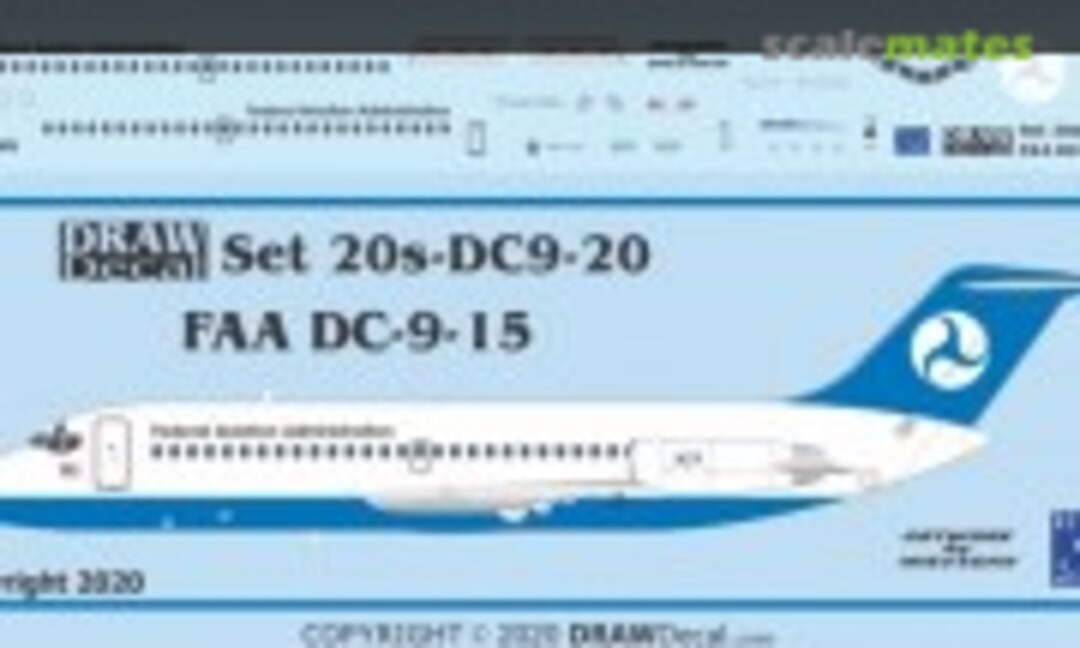 1:200 FAA DC-9-15 (Draw Decal 20-DC9-20) 20-DC9-20