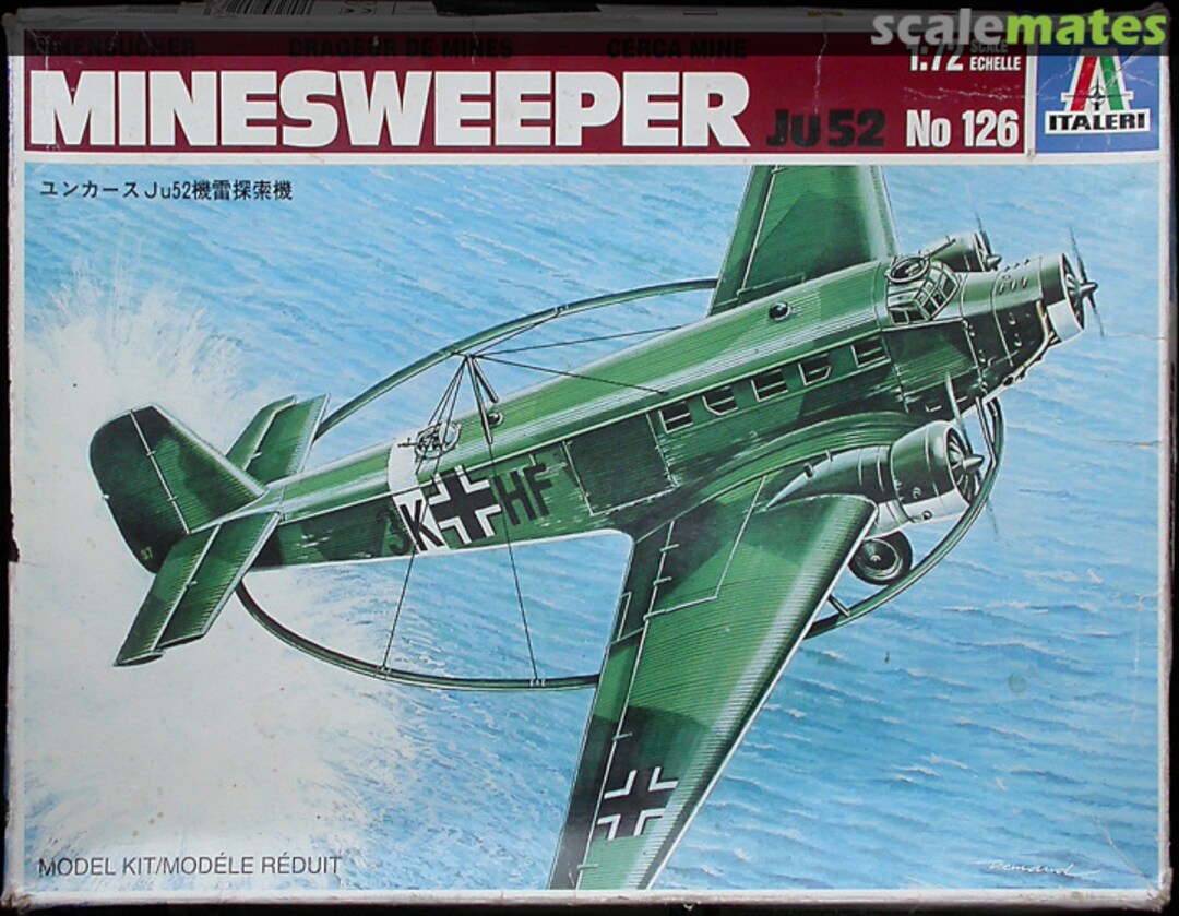 Boxart Minesweeper Ju 52 126 Italeri Boxart Minesweeper Ju 52 126 Italeri