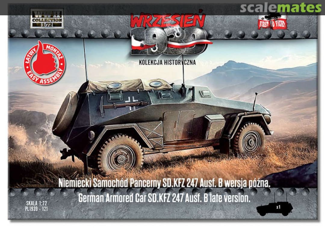 Boxart Sd.Kfz. 247 Ausf. B (late version) PL1939-121 First to Fight Boxart Sd.Kfz. 247 Ausf. B (late version) PL1939-121 First to Fight