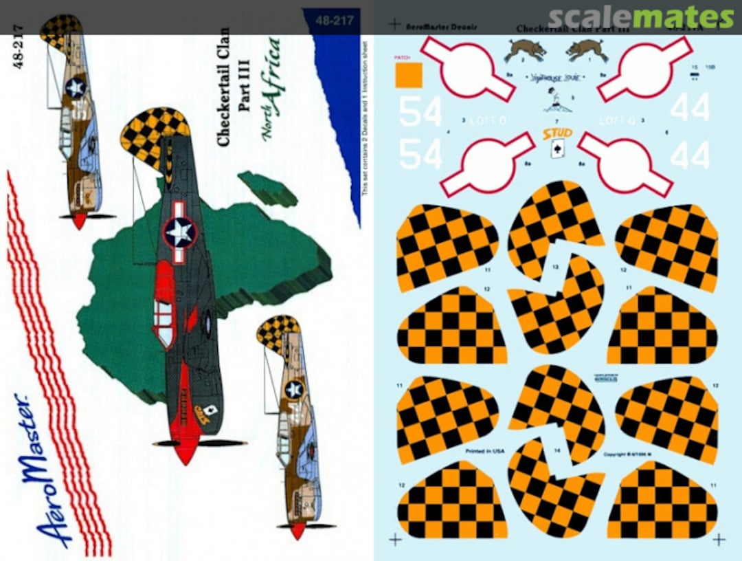 Boxart Checkertail Clan Part III 48-217 AeroMaster Boxart Checkertail Clan Part III 48-217 AeroMaster