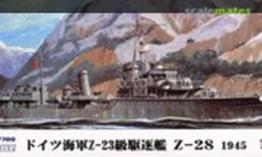1:700 German Navy Destroyer Z-28 1945 (Pit-Road ML12)