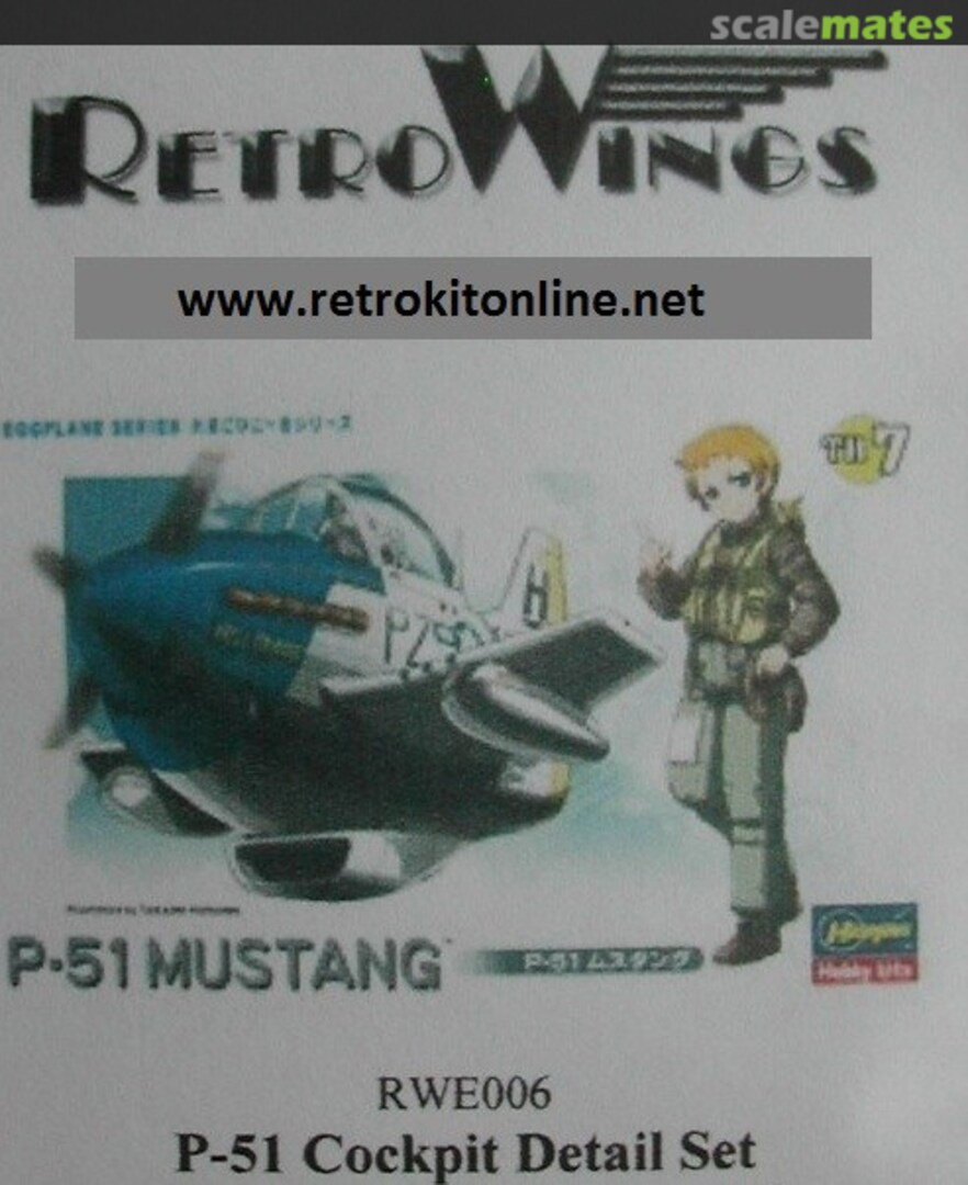 Boxart P-51 Mustang Cockpit RWE006 RetroWings