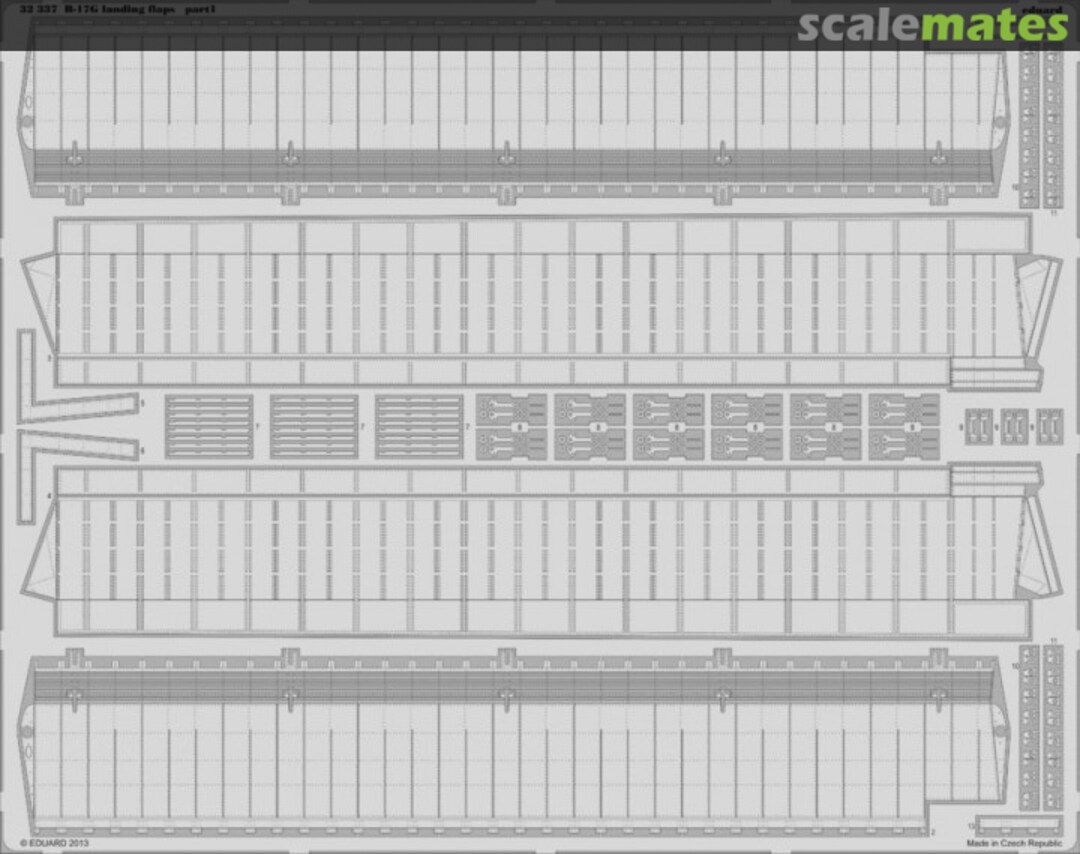 Boxart B-17G landing flaps 32337 Eduard Boxart B-17G landing flaps 32337 Eduard