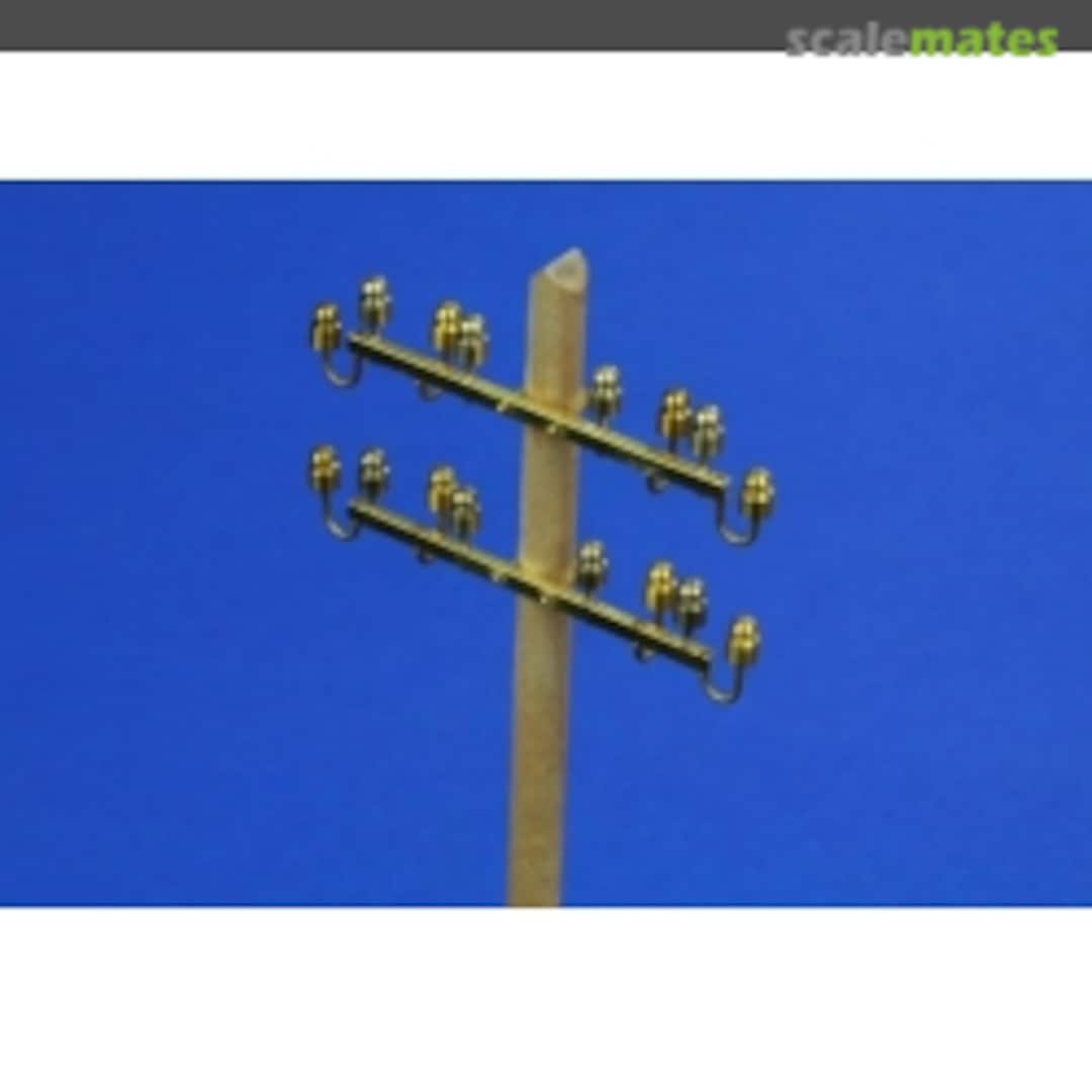 Boxart Telegraphic Pillar with 16 Insulators (2pcs) 35D08 RB Model Boxart Telegraphic Pillar with 16 Insulators (2pcs) 35D08 RB Model