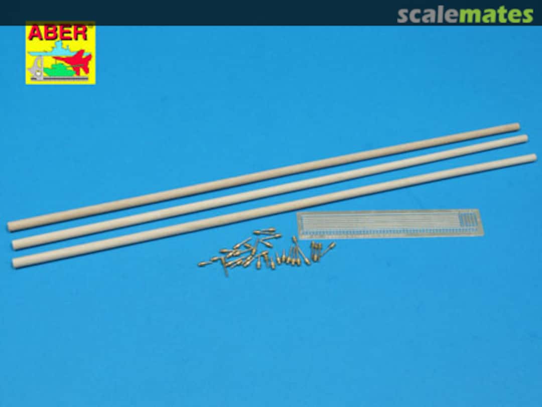 Boxart Telegraph - pillar set for 2 cross bars with 16 insulators each 35D10 Aber Boxart Telegraph - pillar set for 2 cross bars with 16 insulators each 35D10 Aber