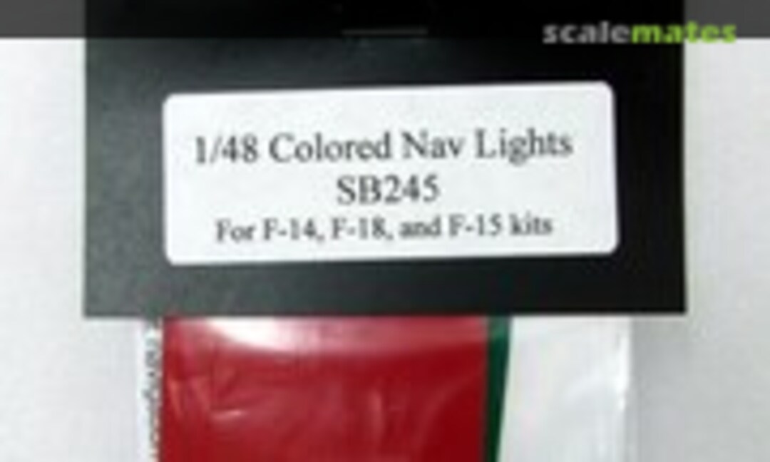 1:48 Colored (Red & Green) Nav Lights for F-14 F-15 F-18 (Steel Beach 49045) 49045