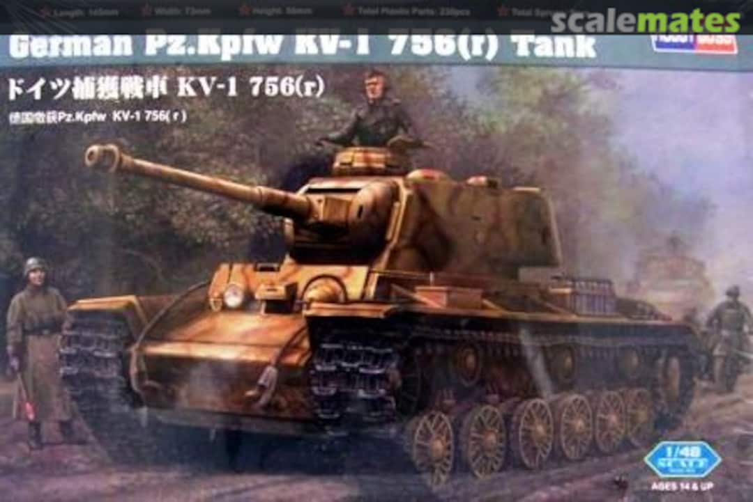 Boxart Pz.Kpfw KV-1 756(r) 84818 HobbyBoss Boxart Pz.Kpfw KV-1 756(r) 84818 HobbyBoss