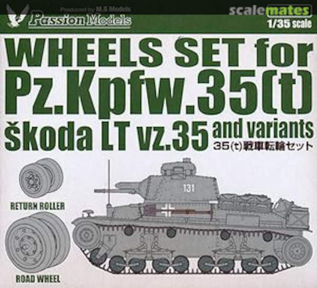 Boxart Pz.Kpfw.35(t) / Škoda LT vz.35 P351-001 Passion Models Boxart Pz.Kpfw.35(t) / Škoda LT vz.35 P351-001 Passion Models