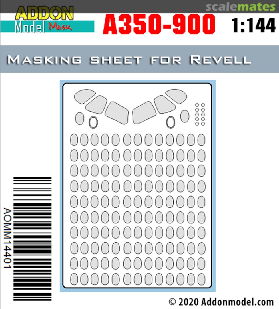 Boxart A350-900 mask 1:144 AOMM14401 AddON model Boxart A350-900 mask 1:144 AOMM14401 AddON model