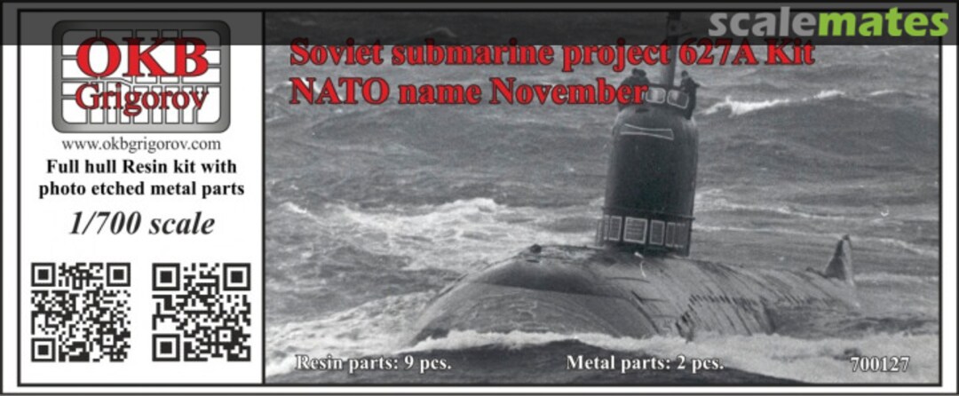 Boxart Project 627A Kit 700127 OKB Grigorov Boxart Project 627A Kit 700127 OKB Grigorov