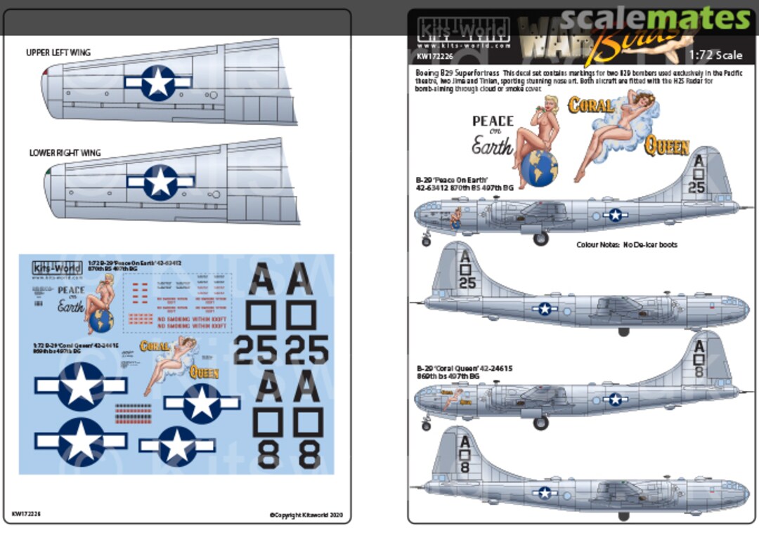 Boxart Boeing B-29 Superfortress KW172226 Kits-World Boxart Boeing B-29 Superfortress KW172226 Kits-World