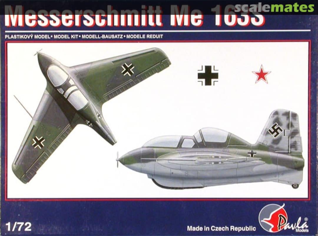 Boxart Messerschmitt Me 163S 72020 Pavla Models Boxart Messerschmitt Me 163S 72020 Pavla Models