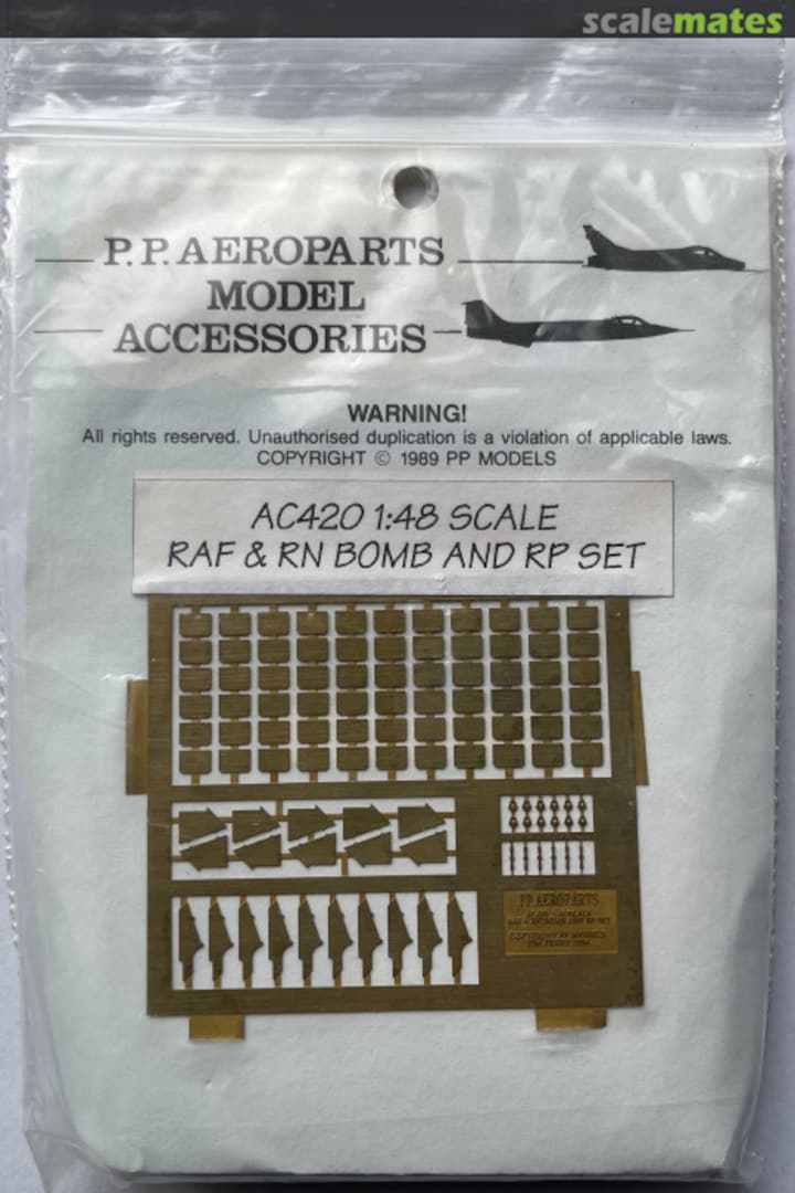 Boxart RAF & RN bomb and RP Set AC420 P.P. Aeroparts Boxart RAF & RN bomb and RP Set AC420 P.P. Aeroparts