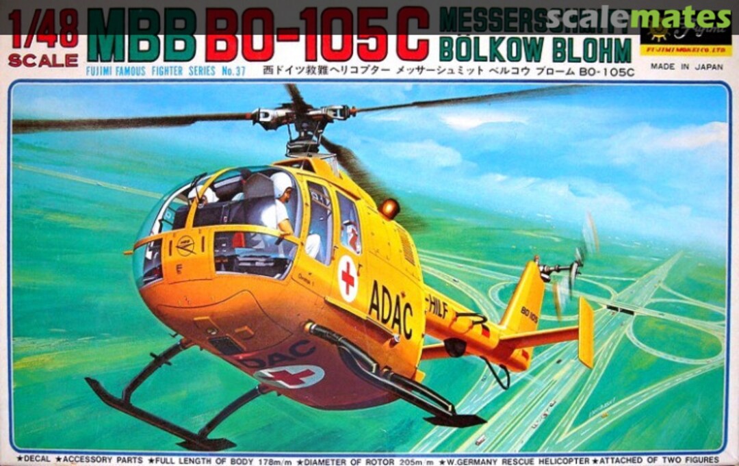 Boxart MBB Bo 105 C 5A37 Fujimi Boxart MBB Bo 105 C 5A37 Fujimi