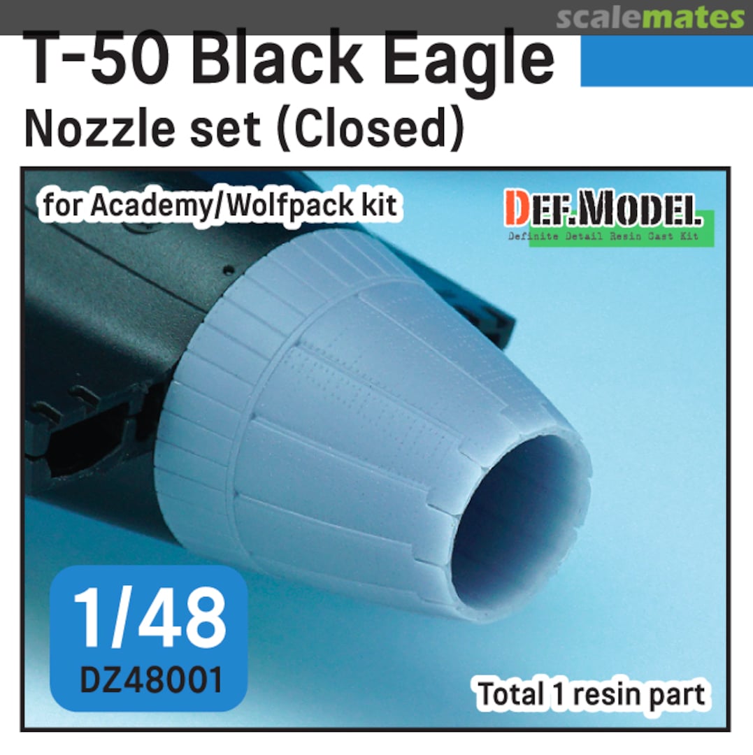Boxart T-50 Black Eagle Nozzle set - Closed DZ48001 Def.Model