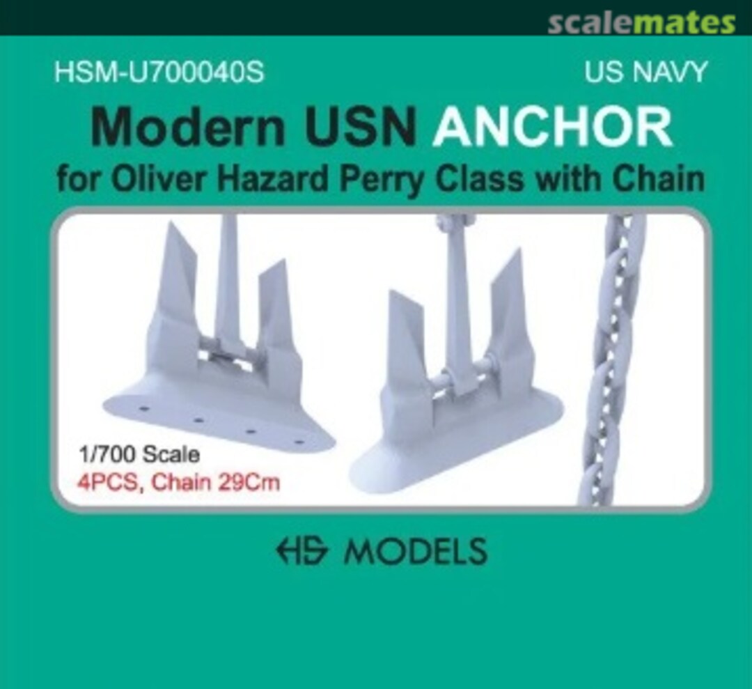 Boxart Modern USN Anchor HSM-U700040S HS Models Boxart Modern USN Anchor HSM-U700040S HS Models
