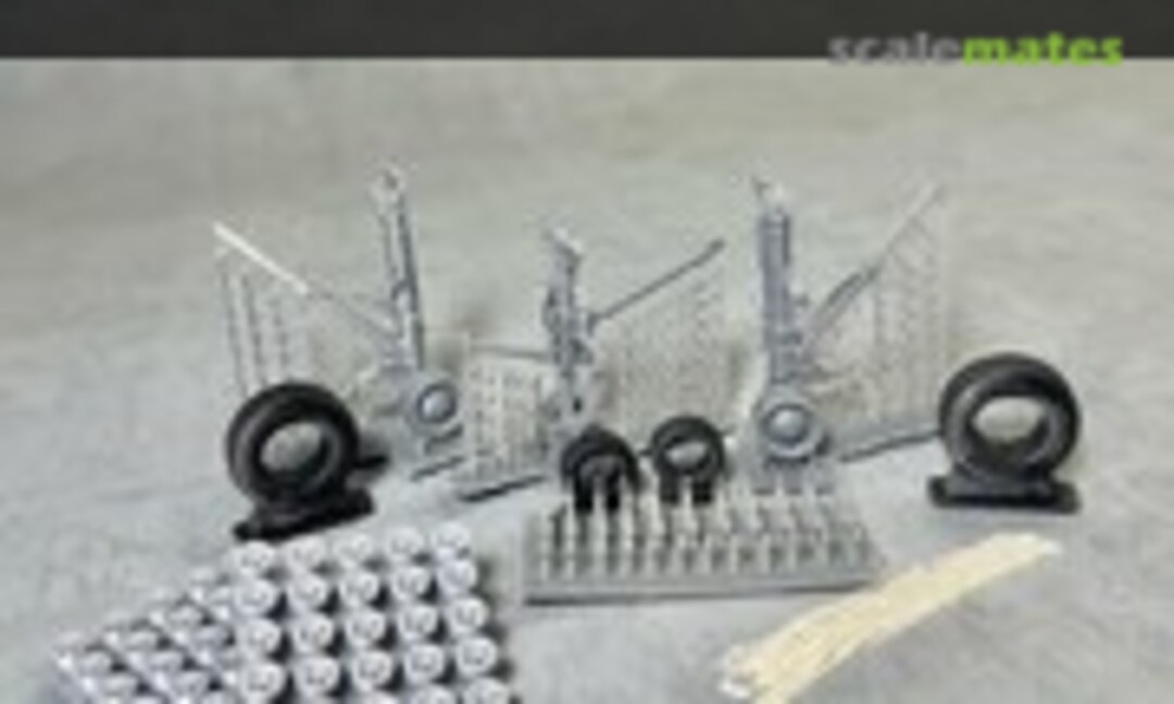 1:48 F-14 landing gear (Tamiya) (3D-Chute Expert )