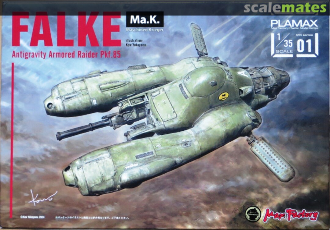 Boxart Falke Antigravity Armored Raider Pkf.85 mk-01 Max Factory Boxart Falke Antigravity Armored Raider Pkf.85 mk-01 Max Factory