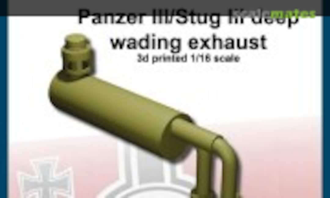 1:16 Panzer III/Stug III deep wading exhaust (FC Model Trend 16603) 16603