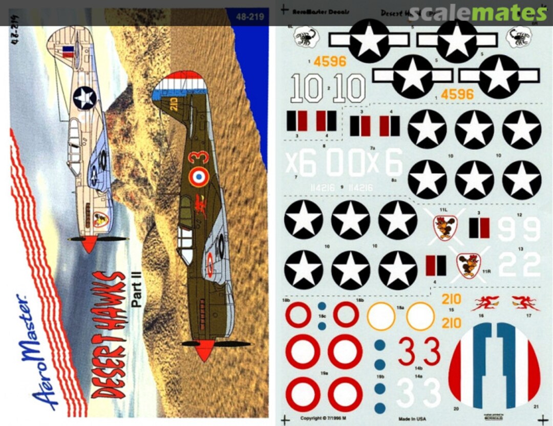 Boxart Desert Hawks 48-219 AeroMaster Boxart Desert Hawks 48-219 AeroMaster