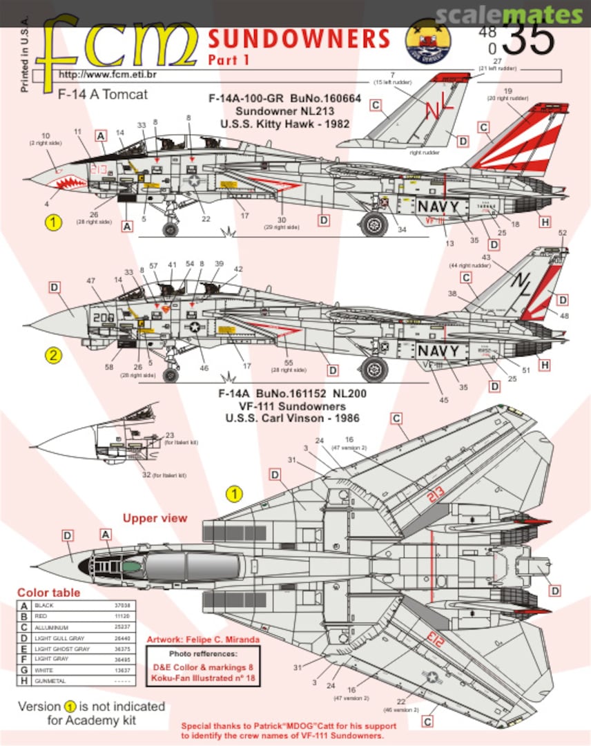 Boxart Sundowners Part 1 48-035 FCM Boxart Sundowners Part 1 48-035 FCM