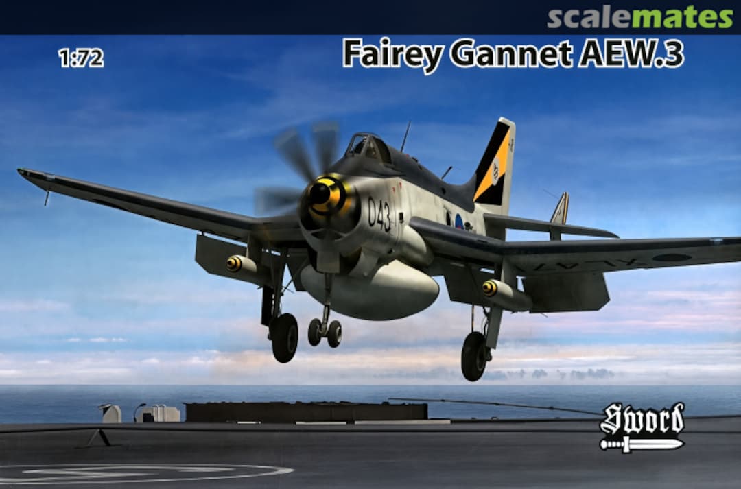 Boxart Fairey Gannet AEW.3 SW72088 Sword Boxart Fairey Gannet AEW.3 SW72088 Sword