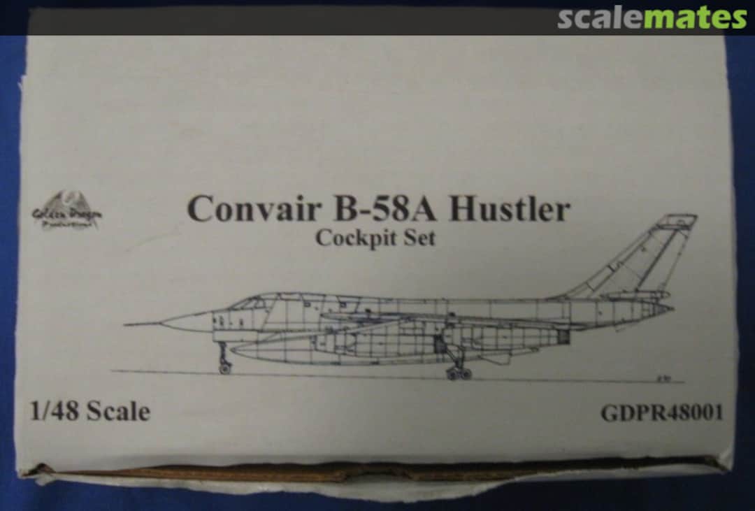 Boxart Convair B-58A Hustler Cockpit Set GDPR48001 Golden Dragon Productions Boxart Convair B-58A Hustler Cockpit Set GDPR48001 Golden Dragon Productions