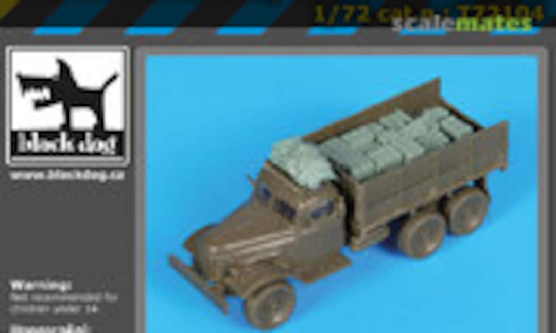 1:72 Zil 157 Soviet army truck accessories set - Trumpeter - (Black Dog T72104) T72104