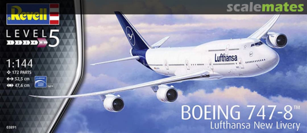 Boxart Boeing 747-8 'Lufthansa' 03891 Revell