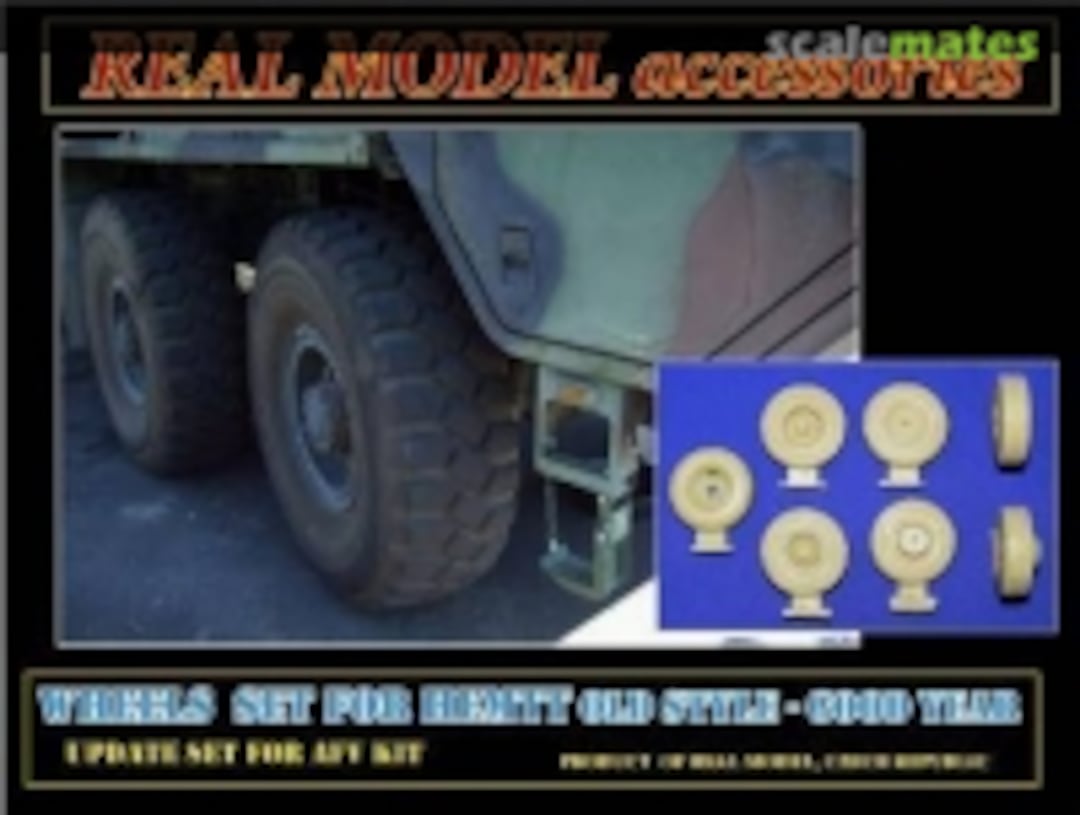 Boxart HEMTT Oshkosh Räder frühes Profil Good Year RMA35033 Real Model Boxart HEMTT Oshkosh Räder frühes Profil Good Year RMA35033 Real Model