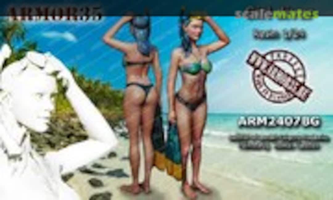 1:24 Girl Diver (Armor35 ARM2407BG) ARM2407BG