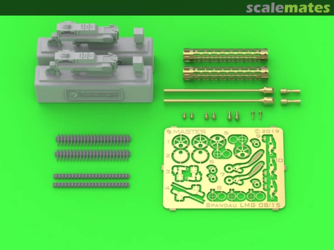 Boxart Spandau LMG 08/15 (2 pcs) AM-32-121 Master Boxart Spandau LMG 08/15 (2 pcs) AM-32-121 Master