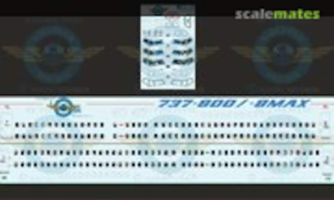 1:144 Cockpit and Cabin Windows B737-800 / -8MAX (Authentic-Airliner-Decals B737-800 /8 Max)