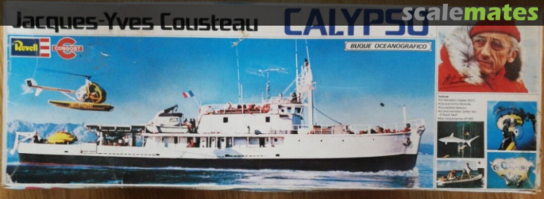 Boxart Jacques-Yves Cousteau Calypso H-575 Revell/Congost Boxart Jacques-Yves Cousteau Calypso H-575 Revell/Congost