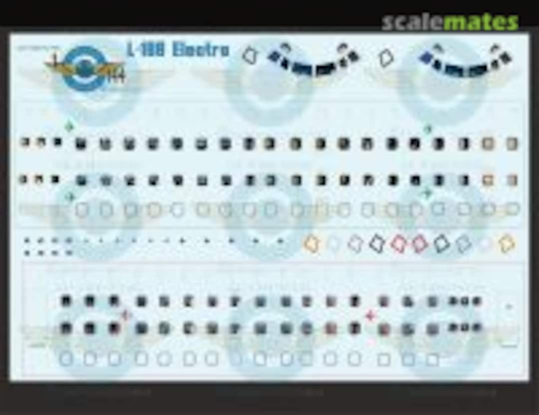 Boxart Lockheed L-188 Electra - Cockpit and cabin windows D144-L188 Authentic Airliners Boxart Lockheed L-188 Electra - Cockpit and cabin windows D144-L188 Authentic Airliners