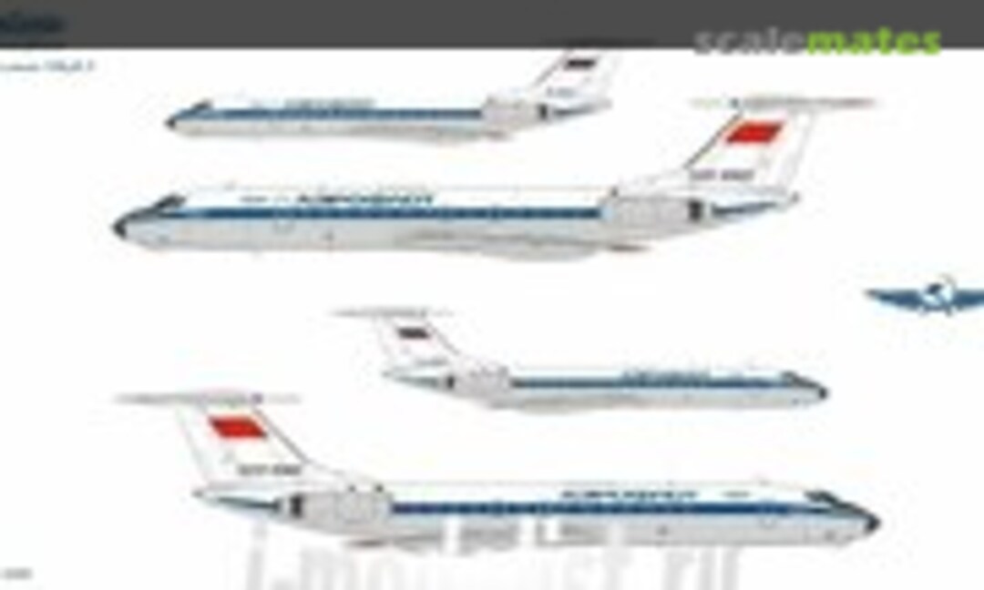 1:144 Tu-134A-3 (Aeroflot 80's and 90's) (Ascensio T34-020) T34-020