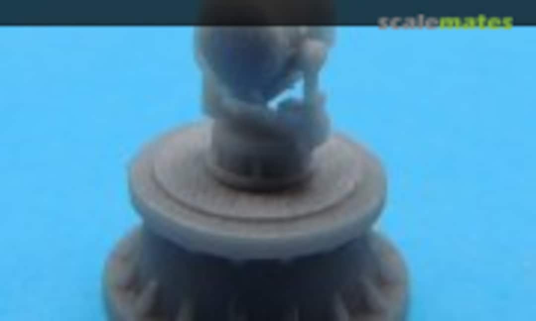 1:350 Marine Nationale 120mm Searchlight (x4) (Black Cat Models AC350170) AC350170