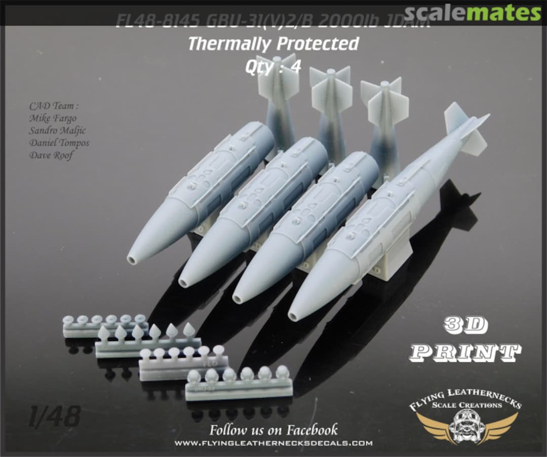 Boxart GBU-31(V)2/B 2000lb JDAM with Mk-84 Warhead FL48-8145 Flying Leathernecks
