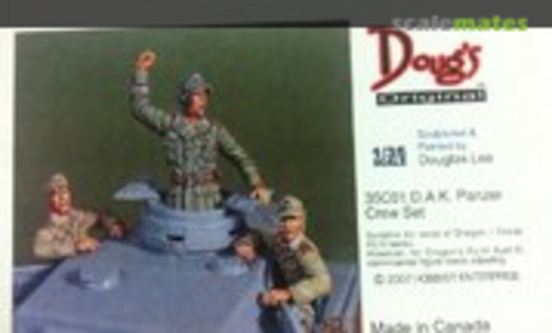 1:35 D.A.K Panzer Crew Set (Doug´s Original 35C01) 35C01