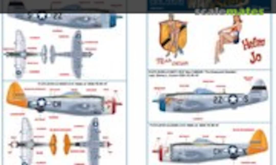 1:32 P-47D Thunderbolts (Kits-World KW132071) KW132071