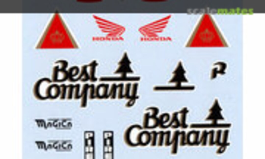 1:12 Honda NSR500 #9 1989 Sponsership Decal (Tabu Design TABU12080) TABU12080