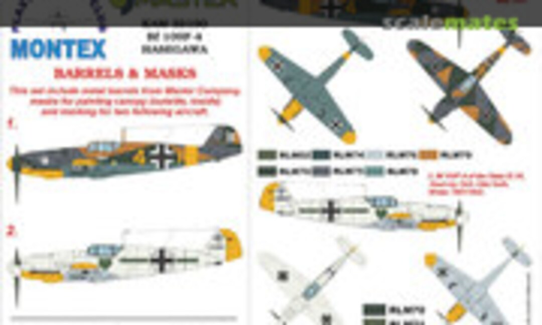 1:32 Bf 109F-4 (Montex KAM32190) KAM32190