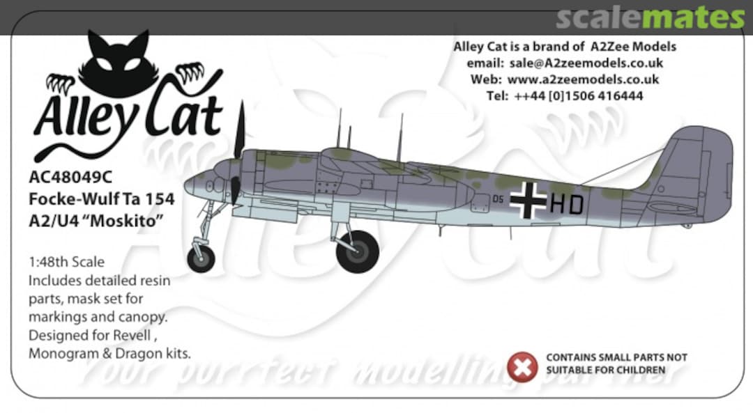 Boxart Focke-Wulf Ta 154 A2/U4 "Moskito" AC48049C Alley Cat