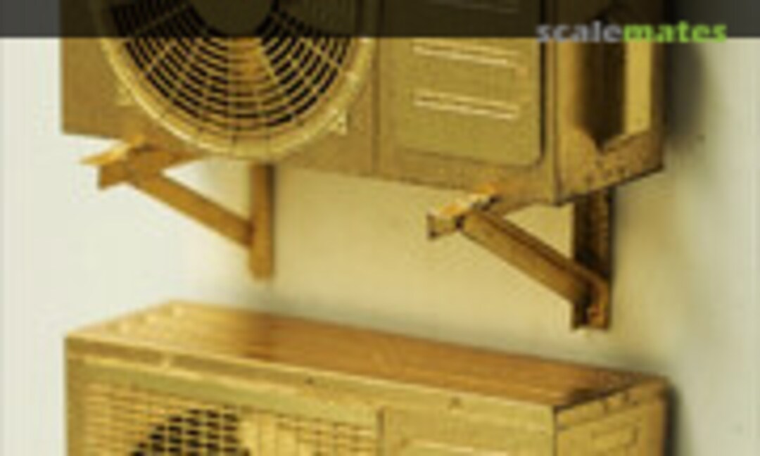 1:35 Split Air Conditioners (Style 1) 4 Sets (Yan Model PE-35040) PE-35040