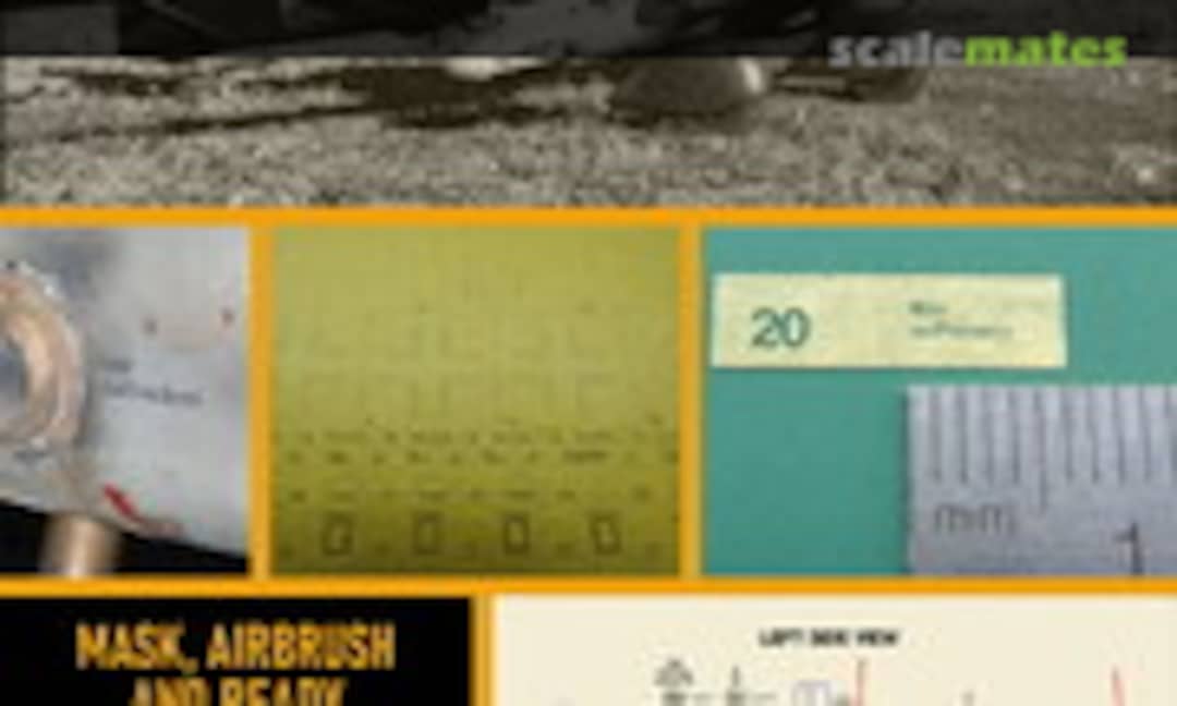 1:32 Junkers Ju-87G 'Stuka' stencilling and national insignia masks (1ManArmy 32DET012) 32DET012