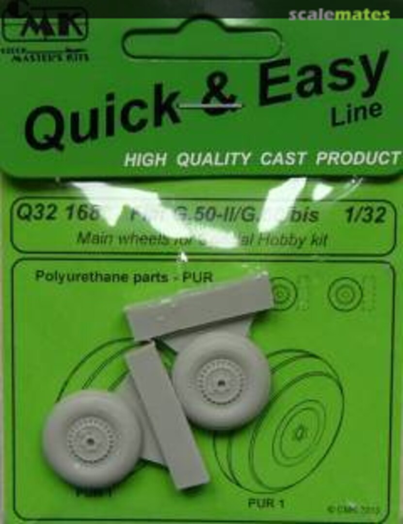 Boxart Fiat G.50-II / G.50bis Main Wheels Q32168 CMK Boxart Fiat G.50-II / G.50bis Main Wheels Q32168 CMK