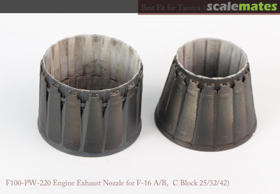 Boxart F-16A/BC/D Block 25/32/42 P&W exhaust nozzle (open + closed) set MA-48056 KA Models Boxart F-16A/BC/D Block 25/32/42 P&W exhaust nozzle (open + closed) set MA-48056 KA Models