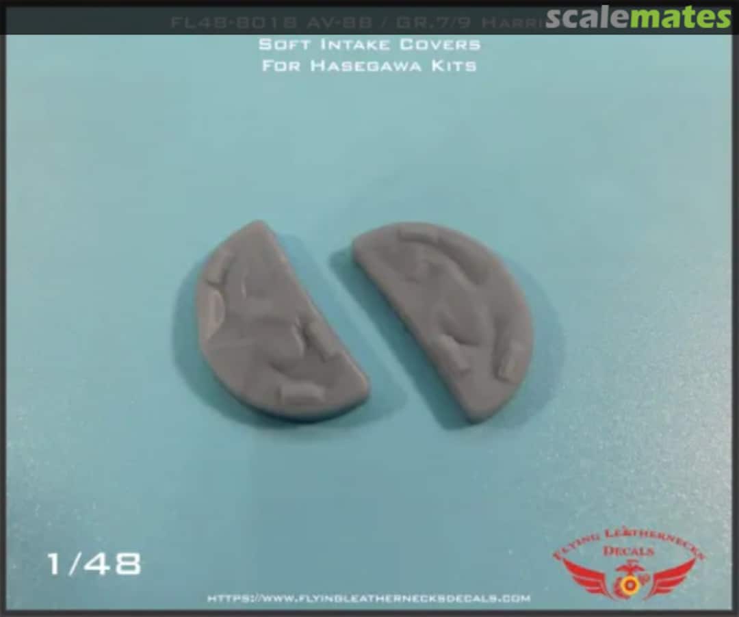 Boxart AV-8B Soft Intake Covers FL48-8018 Flying Leathernecks Boxart AV-8B Soft Intake Covers FL48-8018 Flying Leathernecks