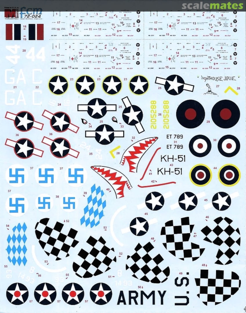 Contents P-40 Warhawk Galore 72-024 FCM Contents P-40 Warhawk Galore 72-024 FCM