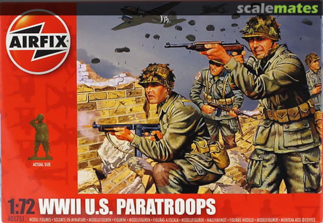 Boxart WWII US Paratroops A01751 Airfix Boxart WWII US Paratroops A01751 Airfix